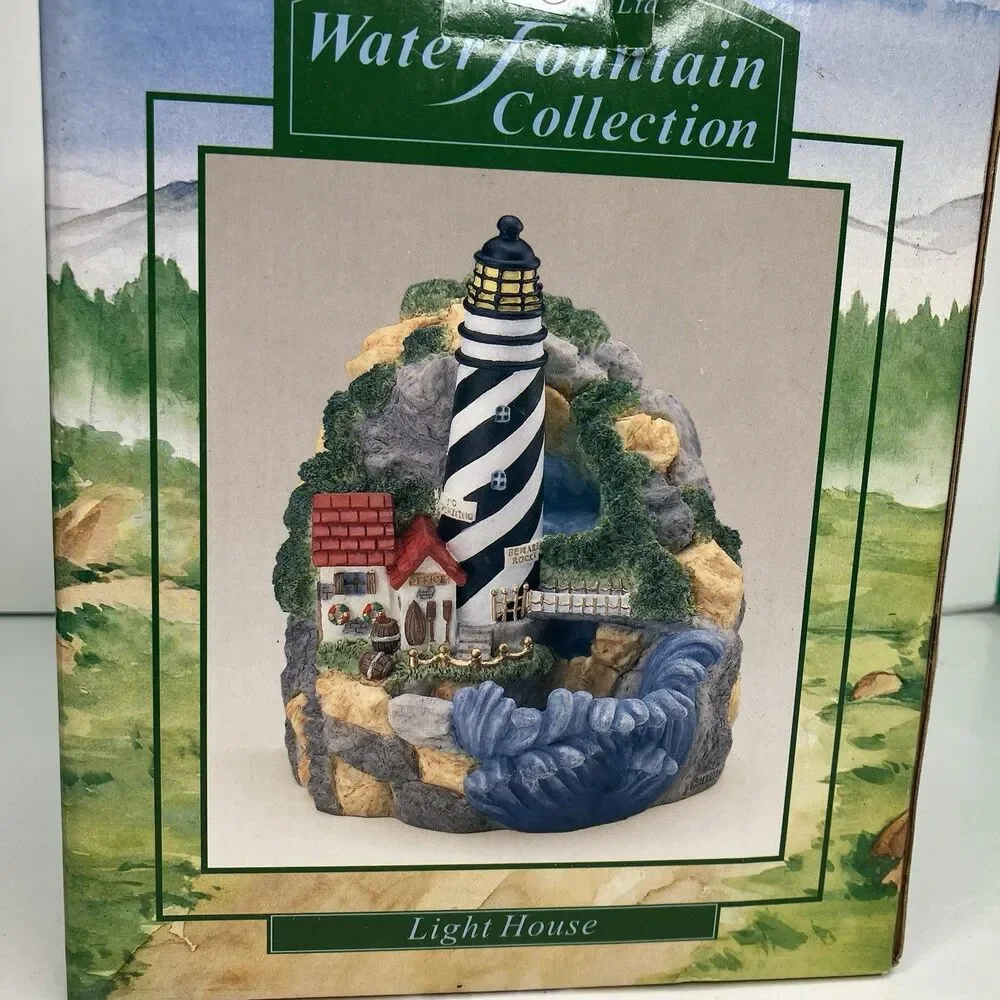 Heritage Mint Ltd. Water Fountain Collection Light House Brand New in Box